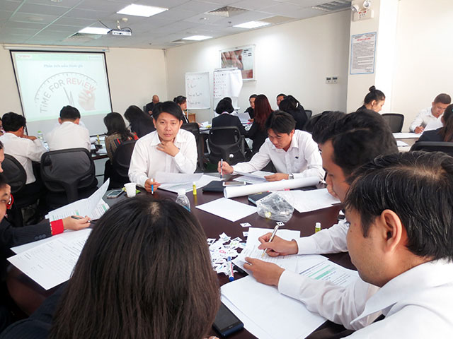 Kỹ năng hướng dẫn và động viên Nhân Viên làm việc hiệu quả - Sacombank (09 & 10.12.2014)